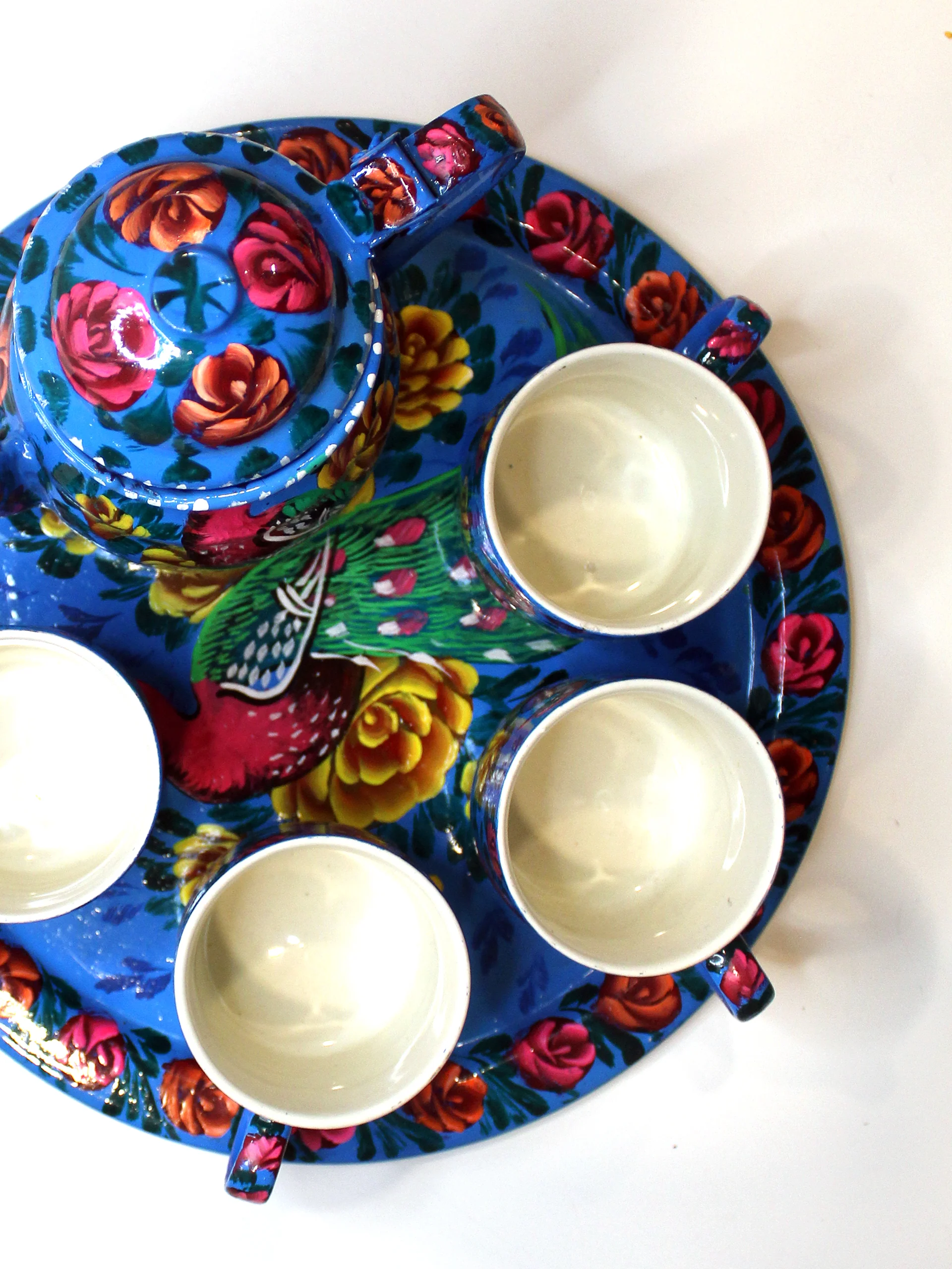 Novelty | Hand-Painted 6pc Chai Set - Image 6