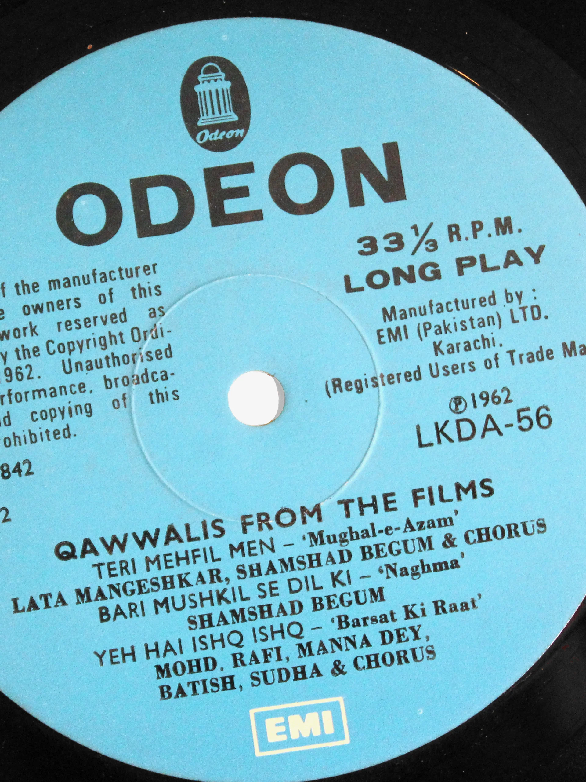 Vintage | 1962 "Quawalis From The Films" Vinyl Record - Image 2