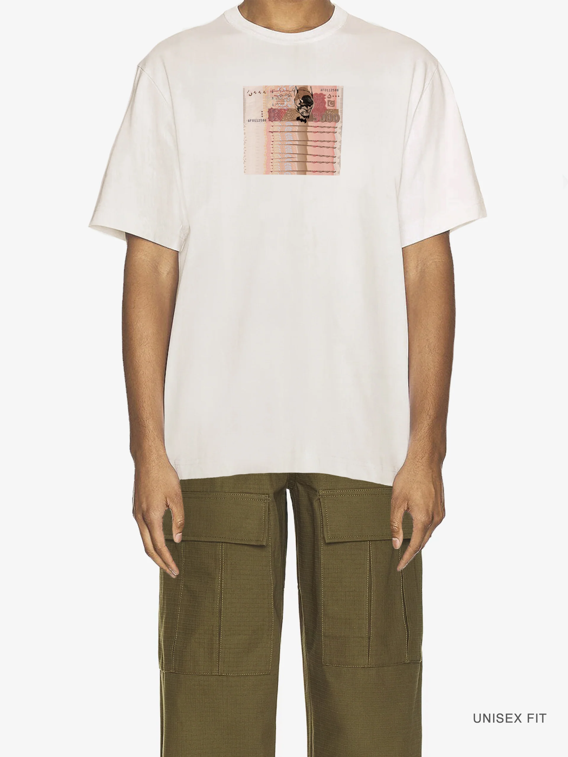 "Rupees" Classic Tee: Natural - Image 2